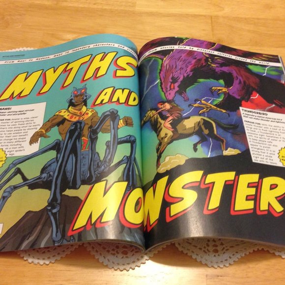 Britannica Magazine Myths and Monsters Facts! Puzzles! Jokes! - Picture 8 of 9